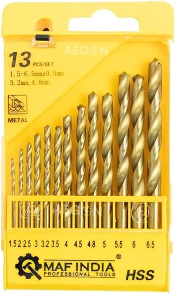 HSS Drill Bit Set – 13 Piece